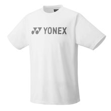 Yonex Training T-shirt Practice Logo YM0046 (100% Polyester) 2024 white Men